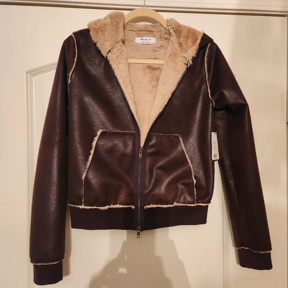 Bailey 44 Bad Wolf Vegan Leather/Shearling Jacket - Picture 4 of 4